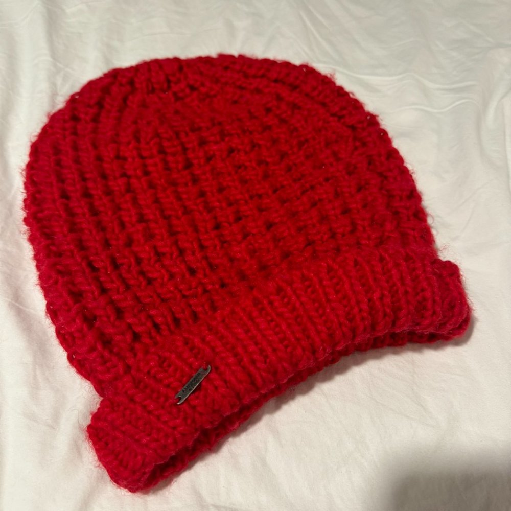 Cherry knit beanie
